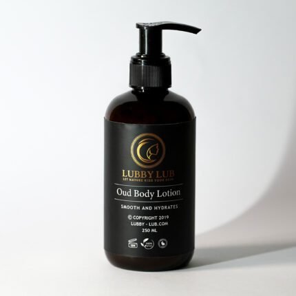 Oud Luxury Collection body lotion is like no other you have tried. This unique blend which suits both men and women of high quality ingredients provides nourishing moisture through out the day. Infused with Oud oils and Coconut butter, it will hydrate your skin for 24 hours – giving you soft, smooth & fragrant skin all day long. How To apply: nourishes your skin with its silky texture while leaving it deliciously scented. Massage on after showering or anytime you desire . Main Ingredients: Cocos Nucifera (Coconut) Oil., Argania spinosa kernel oil(argan oil), Distilled water, eco geogrid, blend of oud oils, Lubby Lub